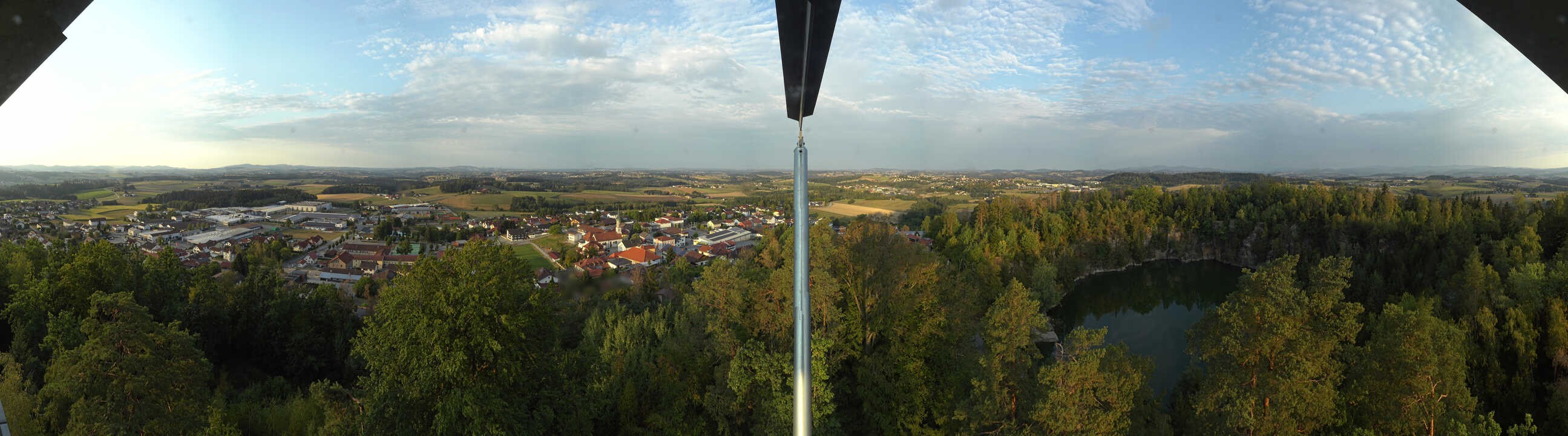 Archiv Foto Webcam Aussichtsturm am Steinbruch Büchlberg