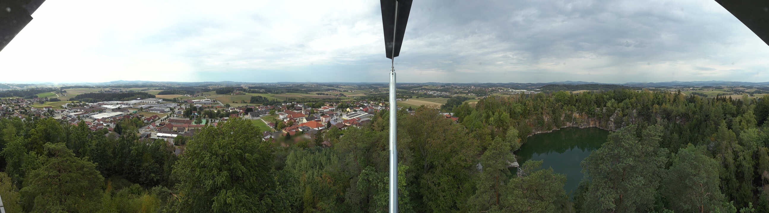 Archiv Foto Webcam Aussichtsturm am Steinbruch Büchlberg