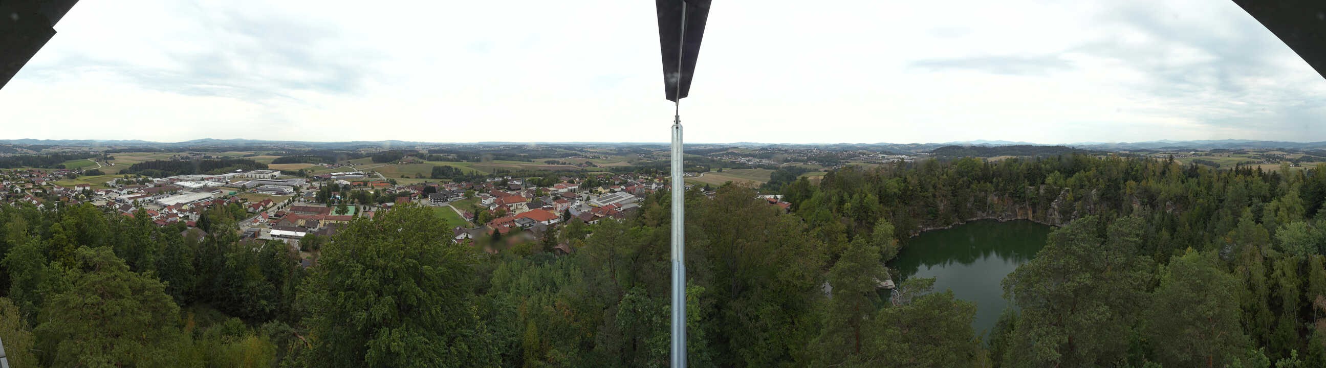 Archiv Foto Webcam Aussichtsturm am Steinbruch Büchlberg