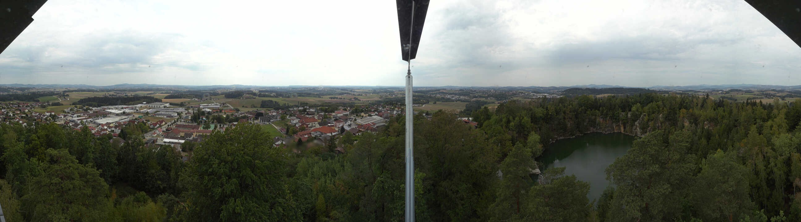 Archiv Foto Webcam Aussichtsturm am Steinbruch Büchlberg