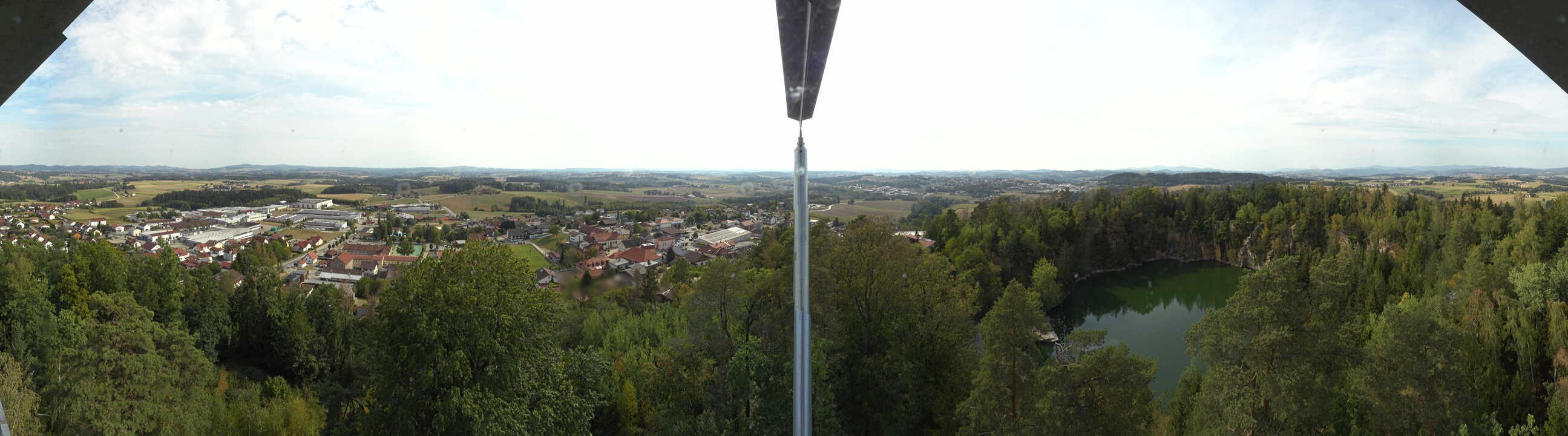 Archiv Foto Webcam Aussichtsturm am Steinbruch Büchlberg