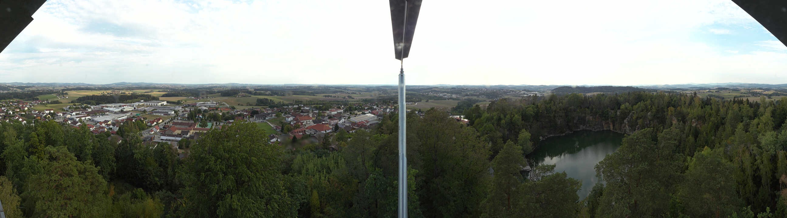 Archiv Foto Webcam Aussichtsturm am Steinbruch Büchlberg