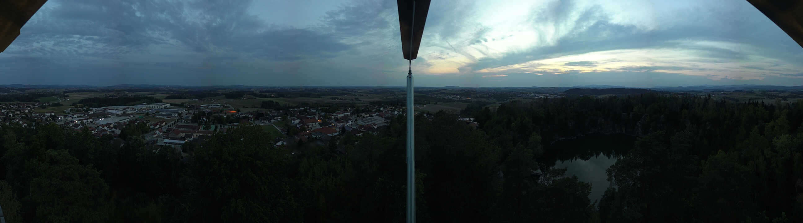 Archiv Foto Webcam Aussichtsturm am Steinbruch Büchlberg