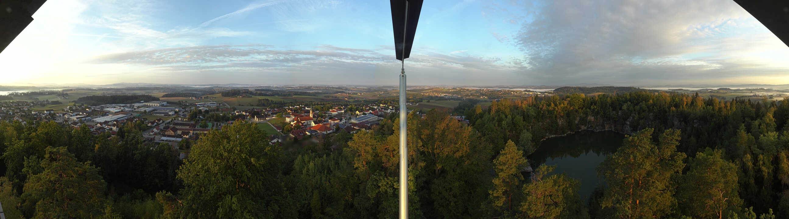 Archiv Foto Webcam Aussichtsturm am Steinbruch Büchlberg
