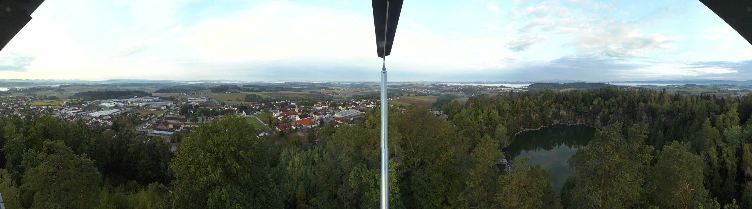 Archiv Foto Webcam Aussichtsturm am Steinbruch Büchlberg