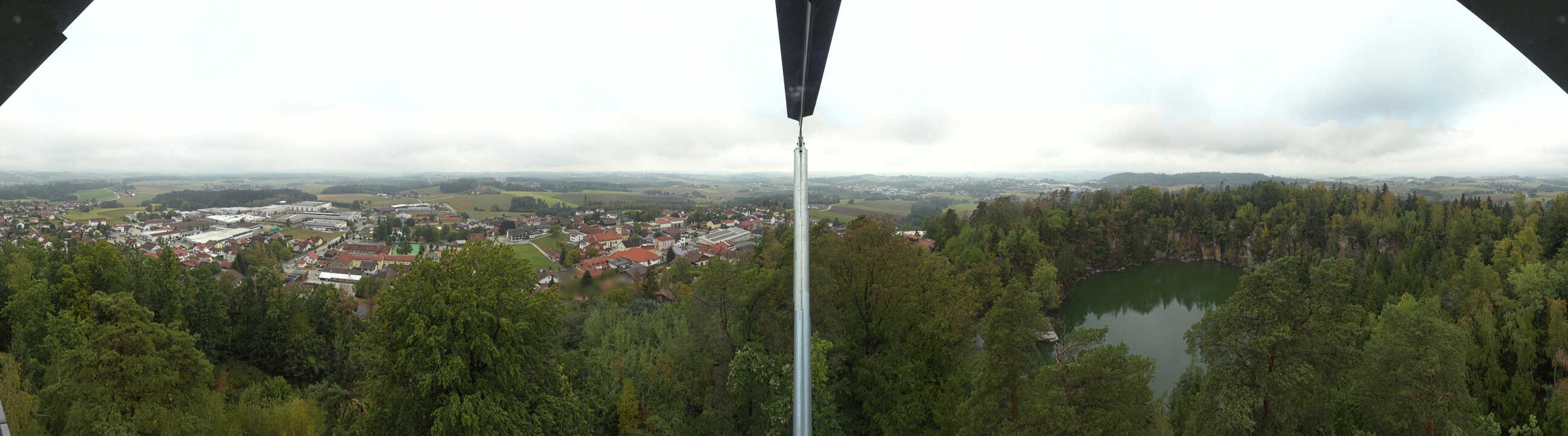 Archiv Foto Webcam Aussichtsturm am Steinbruch Büchlberg
