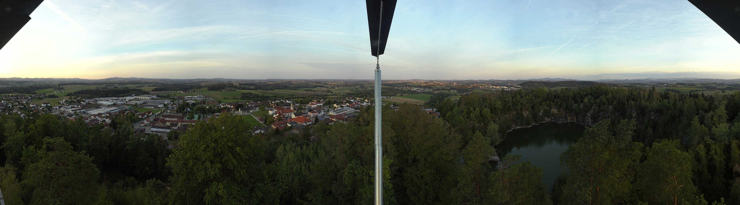 Archiv Foto Webcam Aussichtsturm am Steinbruch Büchlberg