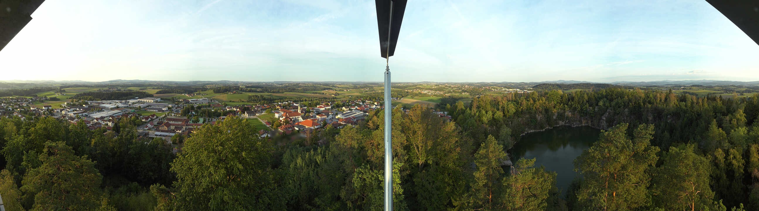 Archiv Foto Webcam Aussichtsturm am Steinbruch Büchlberg