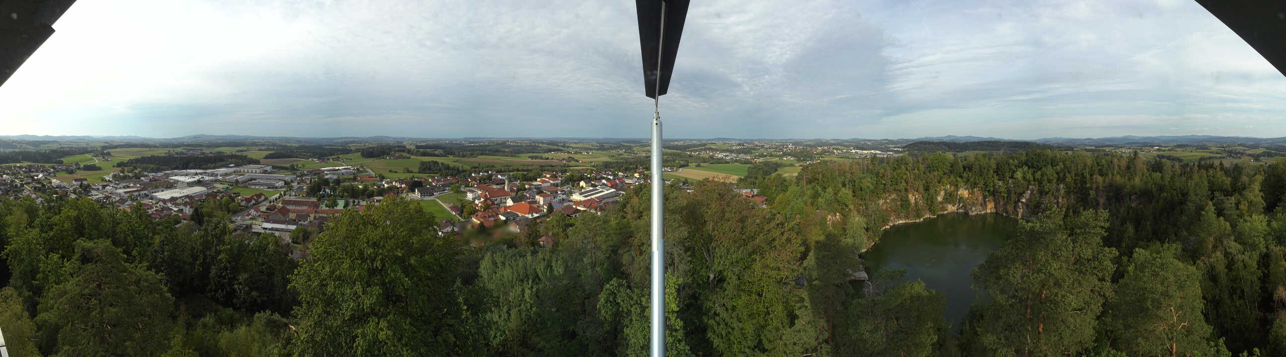Archiv Foto Webcam Aussichtsturm am Steinbruch Büchlberg