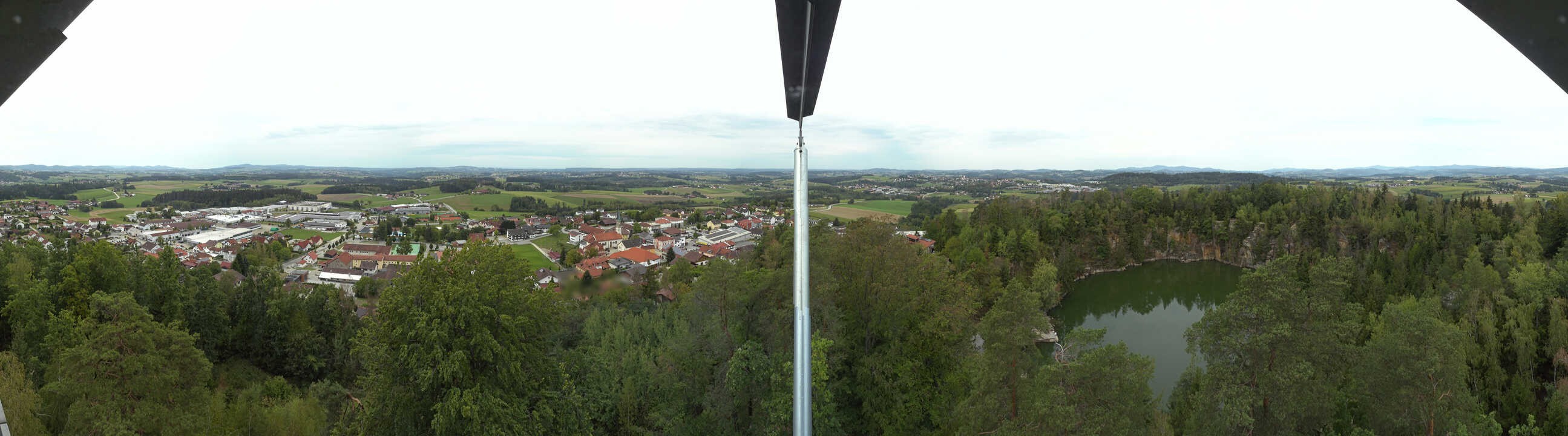 Archiv Foto Webcam Aussichtsturm am Steinbruch Büchlberg