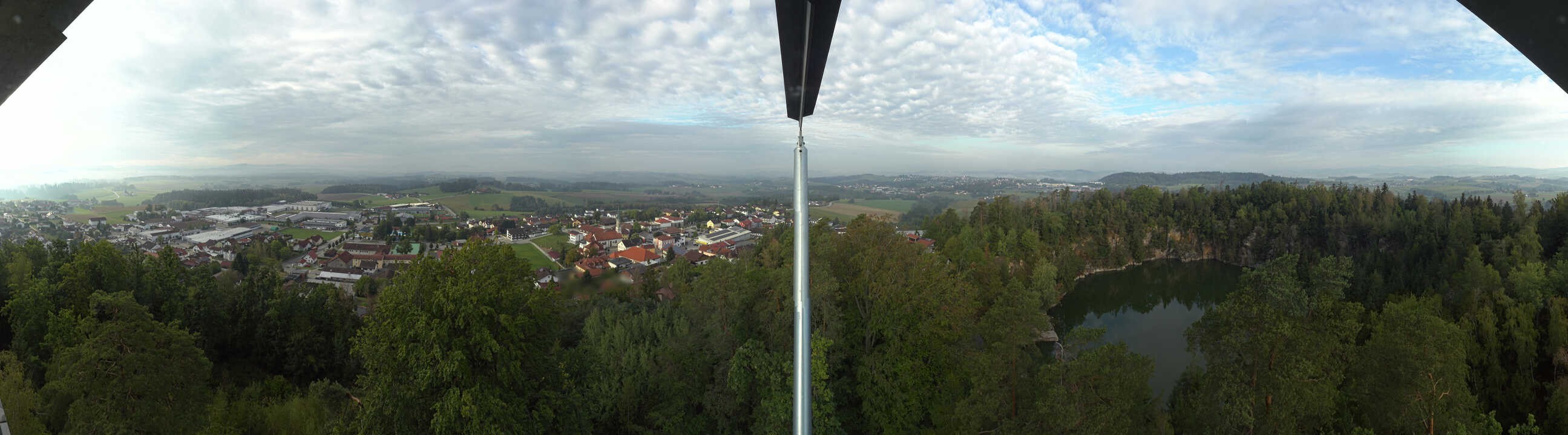 Archiv Foto Webcam Aussichtsturm am Steinbruch Büchlberg