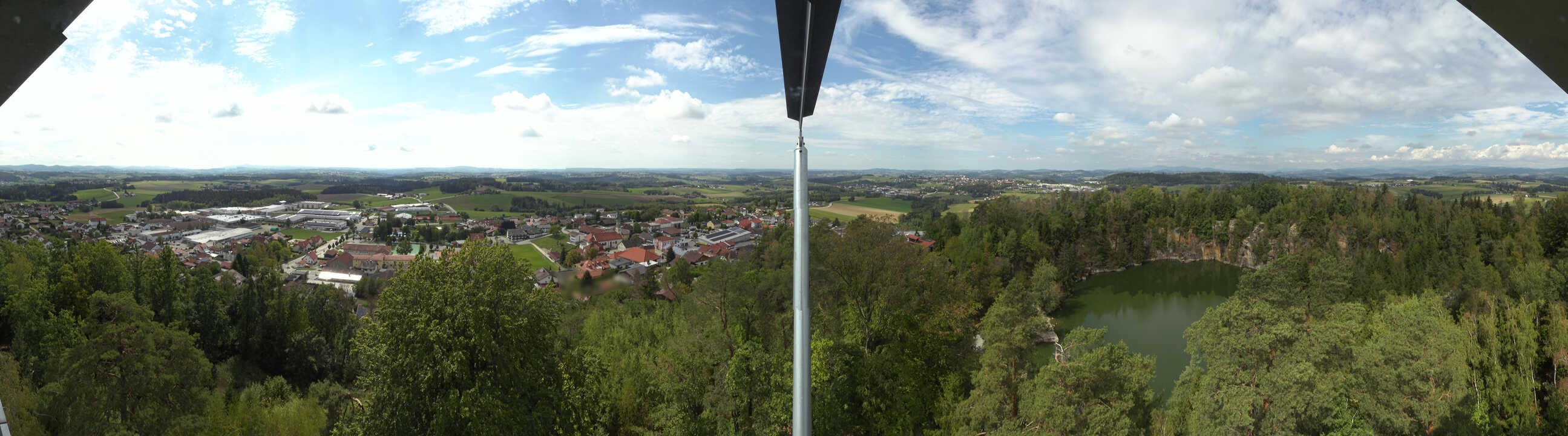 Archiv Foto Webcam Aussichtsturm am Steinbruch Büchlberg