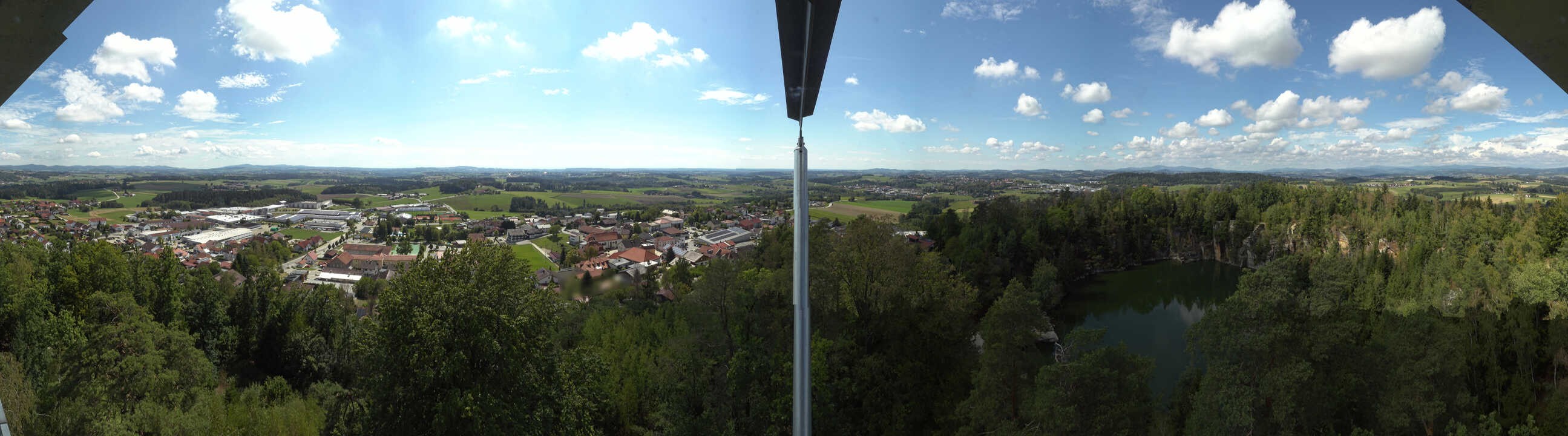 Archiv Foto Webcam Aussichtsturm am Steinbruch Büchlberg