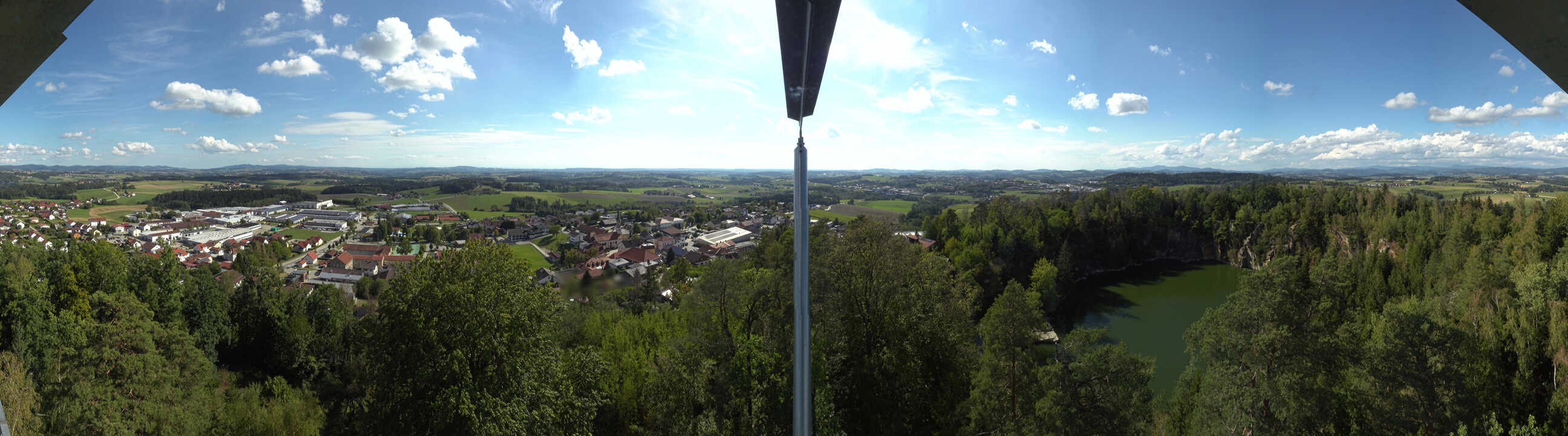 Archiv Foto Webcam Aussichtsturm am Steinbruch Büchlberg