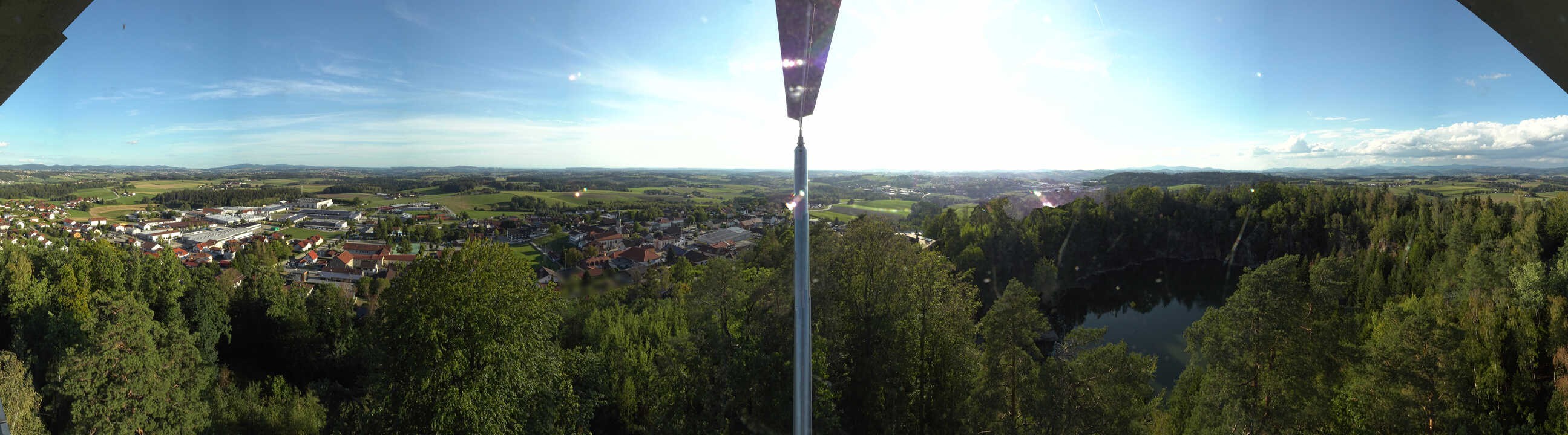 Archived image Webcam Büchlberg - Lookout tower