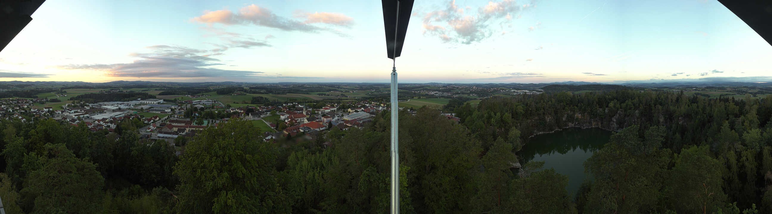 Archiv Foto Webcam Aussichtsturm am Steinbruch Büchlberg