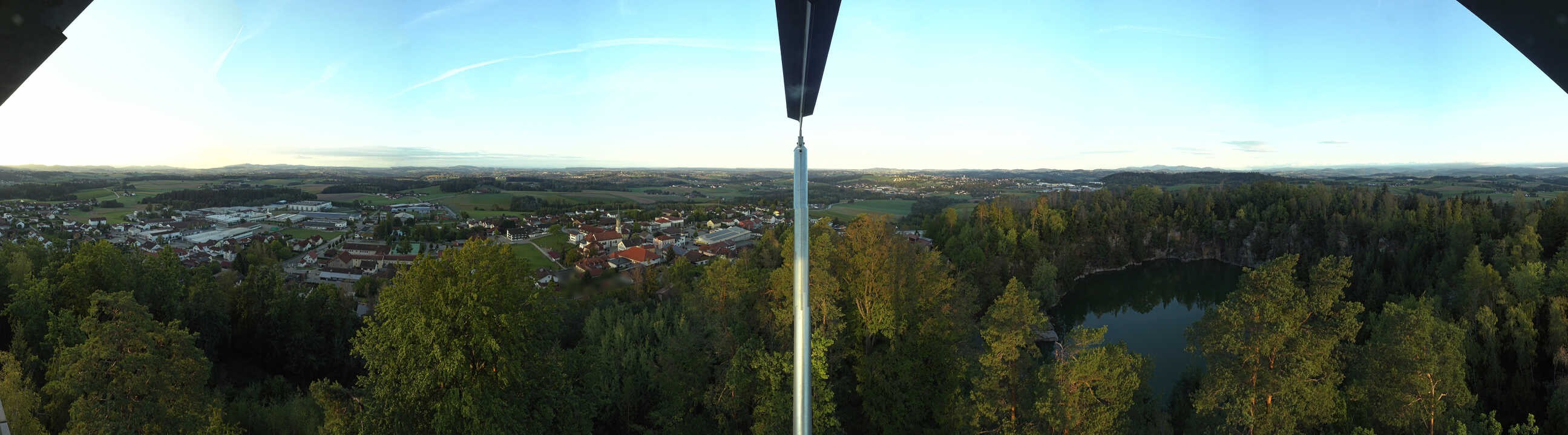 Archiv Foto Webcam Aussichtsturm am Steinbruch Büchlberg
