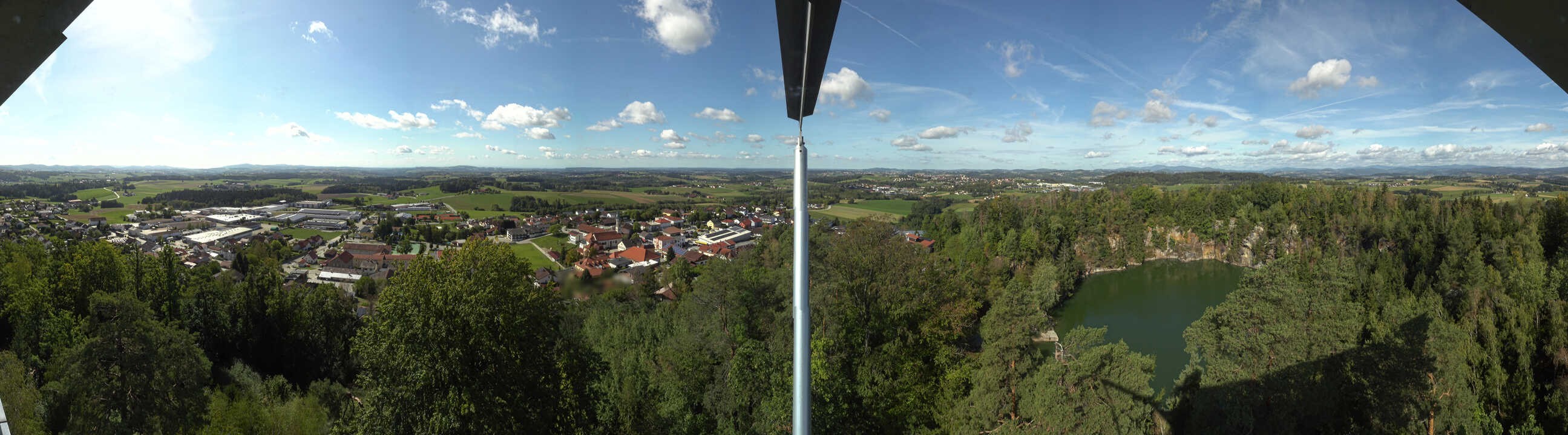 Archiv Foto Webcam Aussichtsturm am Steinbruch Büchlberg