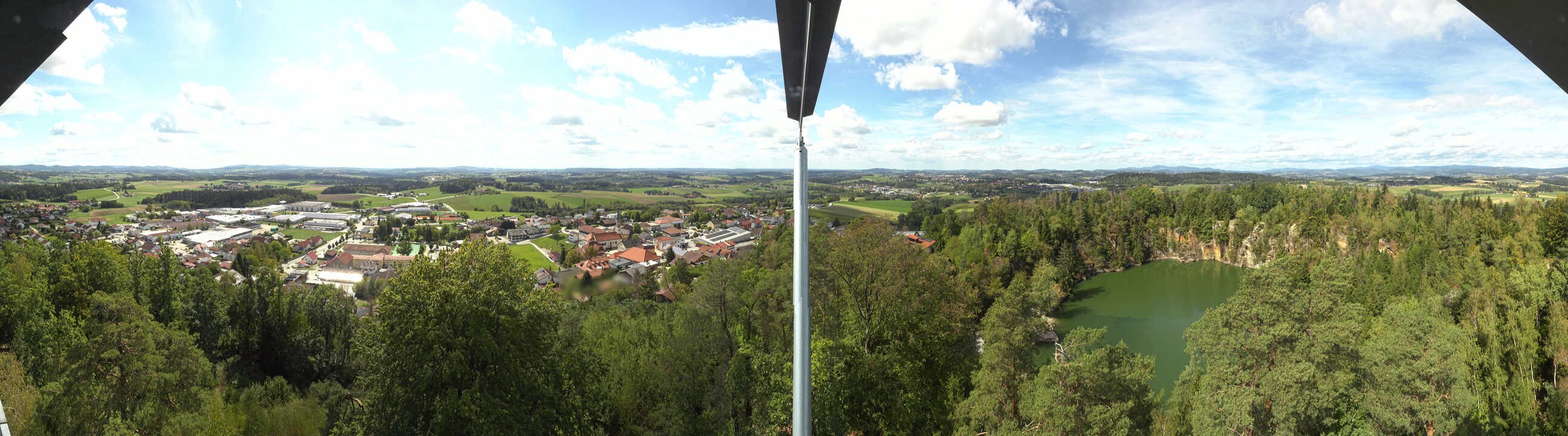 Archiv Foto Webcam Aussichtsturm am Steinbruch Büchlberg