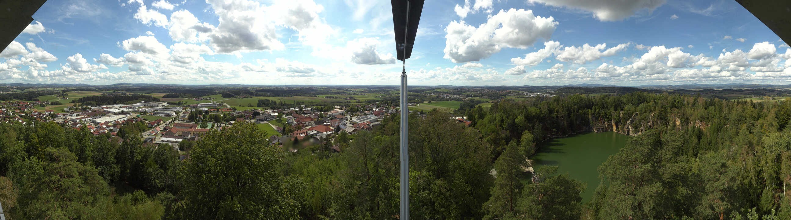 Archiv Foto Webcam Aussichtsturm am Steinbruch Büchlberg
