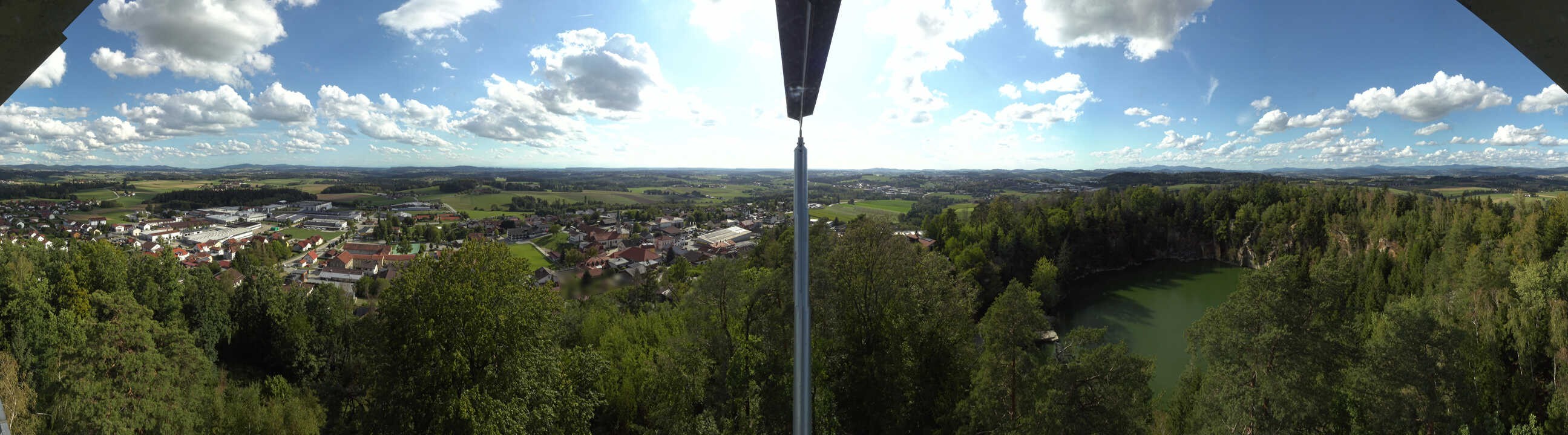 Archiv Foto Webcam Aussichtsturm am Steinbruch Büchlberg