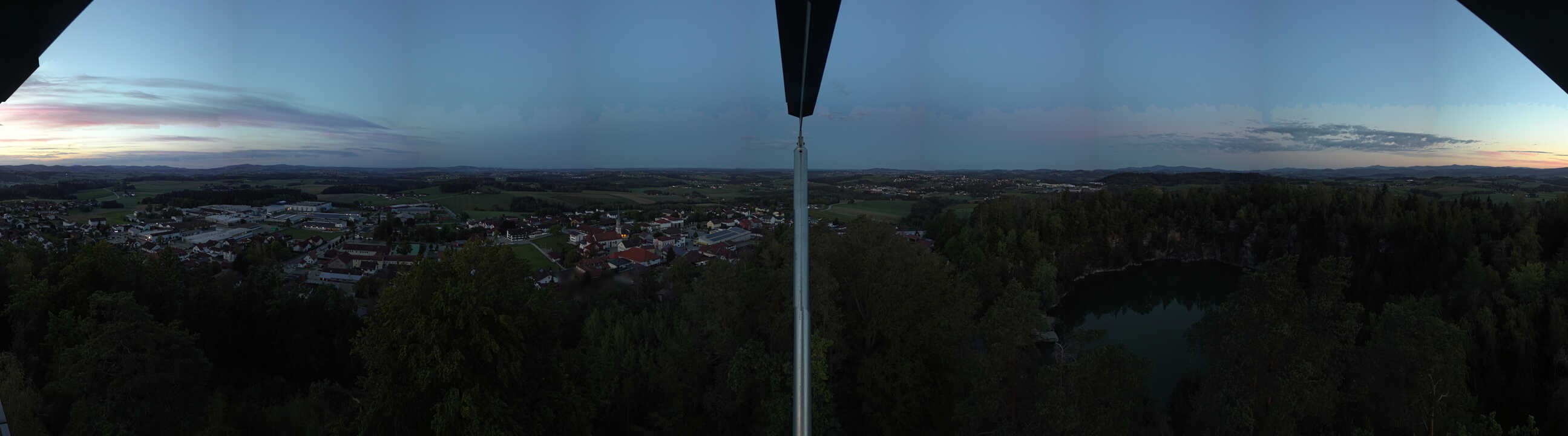 Archiv Foto Webcam Aussichtsturm am Steinbruch Büchlberg