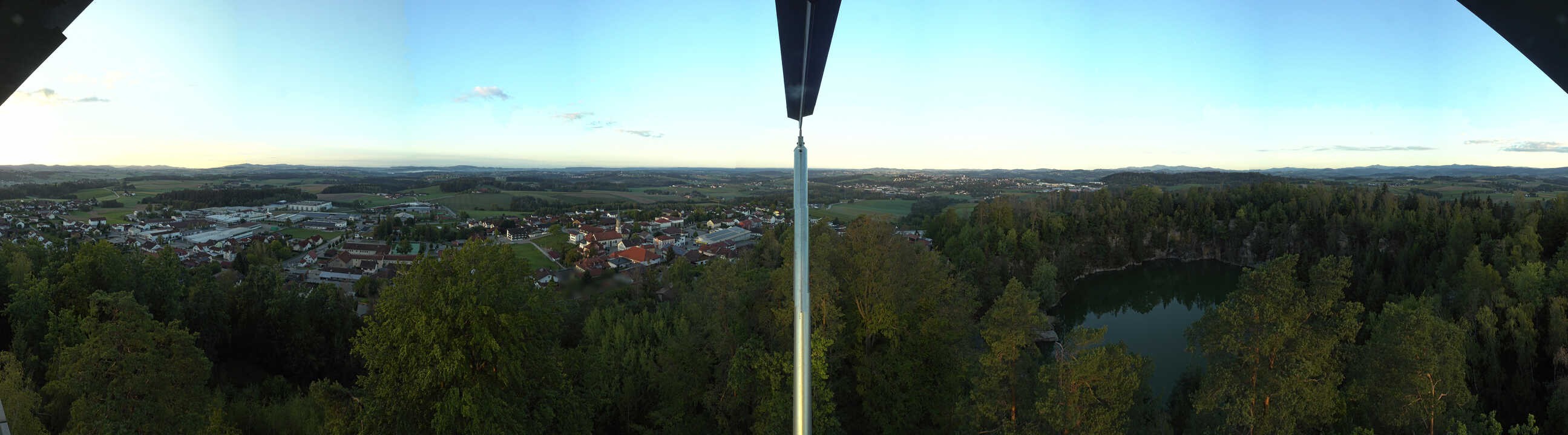 Archiv Foto Webcam Aussichtsturm am Steinbruch Büchlberg