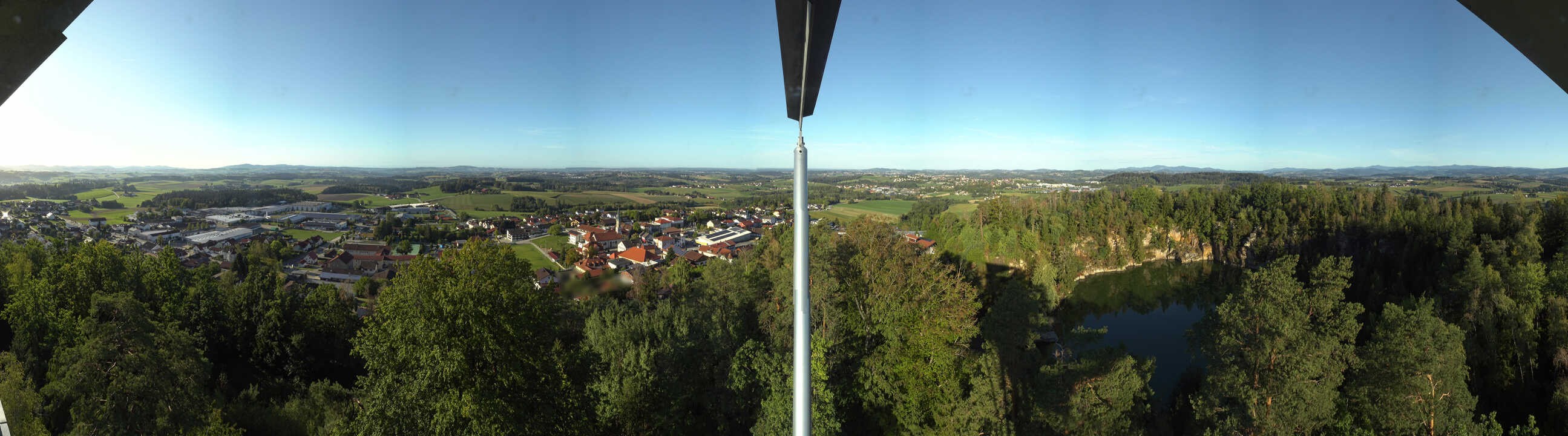 Archiv Foto Webcam Aussichtsturm am Steinbruch Büchlberg