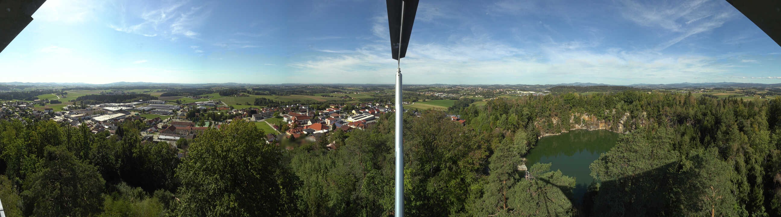 Archiv Foto Webcam Aussichtsturm am Steinbruch Büchlberg
