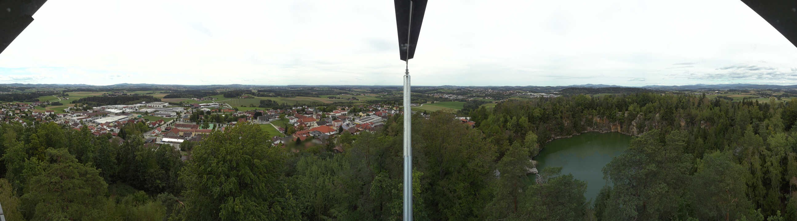 Archiv Foto Webcam Aussichtsturm am Steinbruch Büchlberg