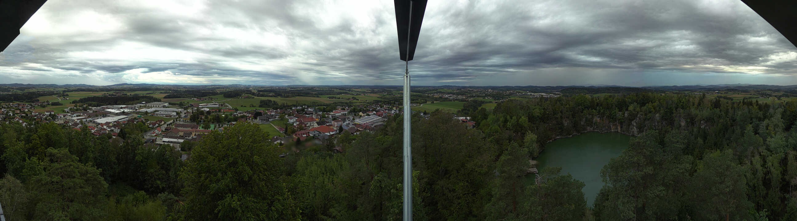 Archiv Foto Webcam Aussichtsturm am Steinbruch Büchlberg