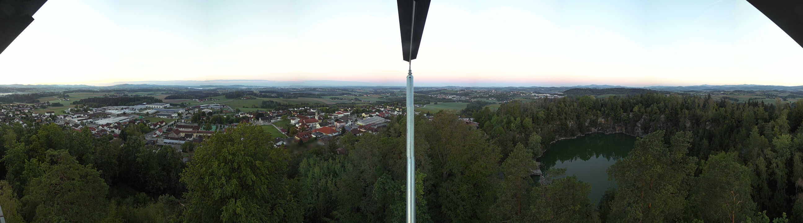Archiv Foto Webcam Aussichtsturm am Steinbruch Büchlberg