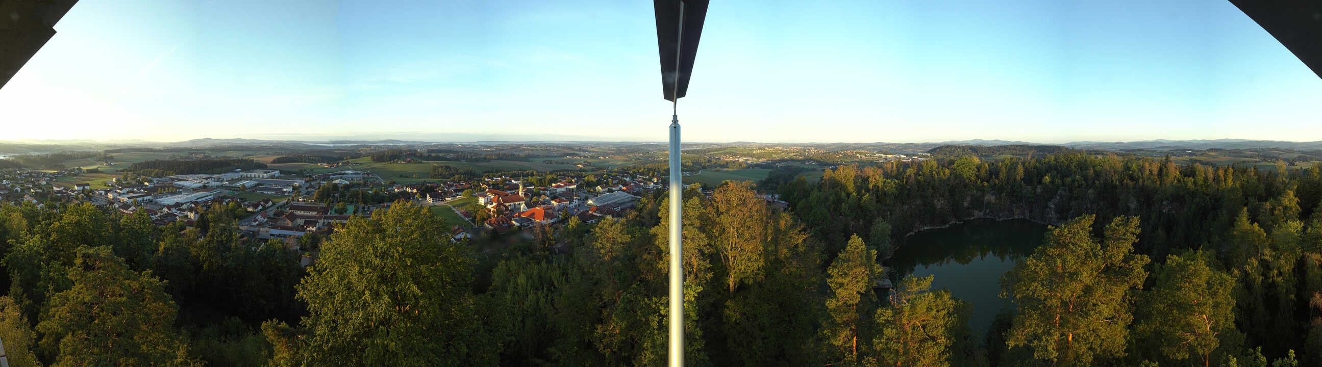 Archiv Foto Webcam Aussichtsturm am Steinbruch Büchlberg