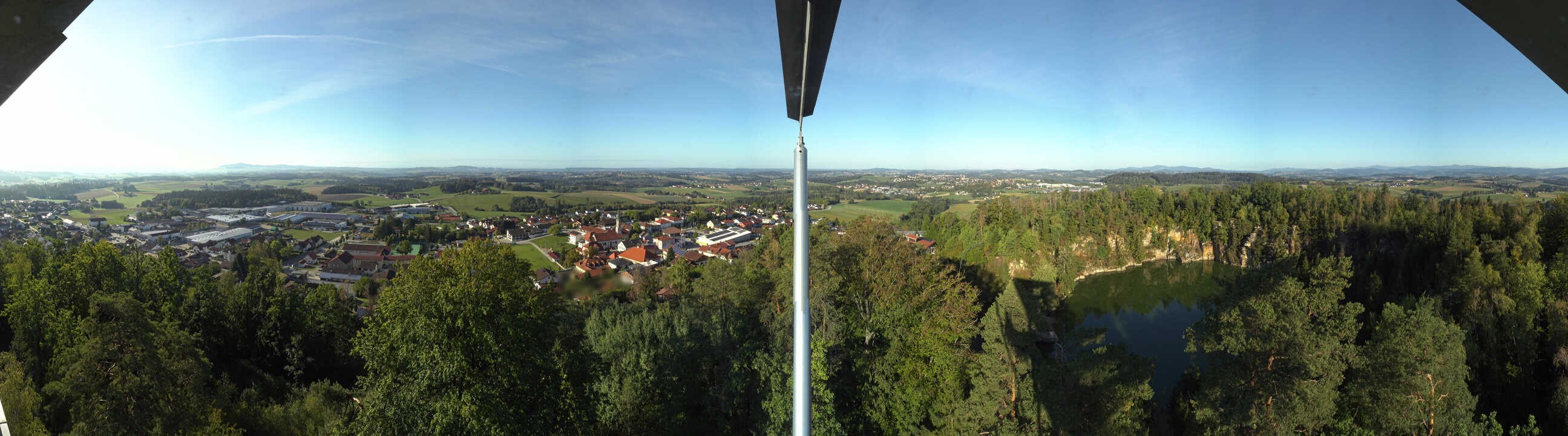 Archiv Foto Webcam Aussichtsturm am Steinbruch Büchlberg
