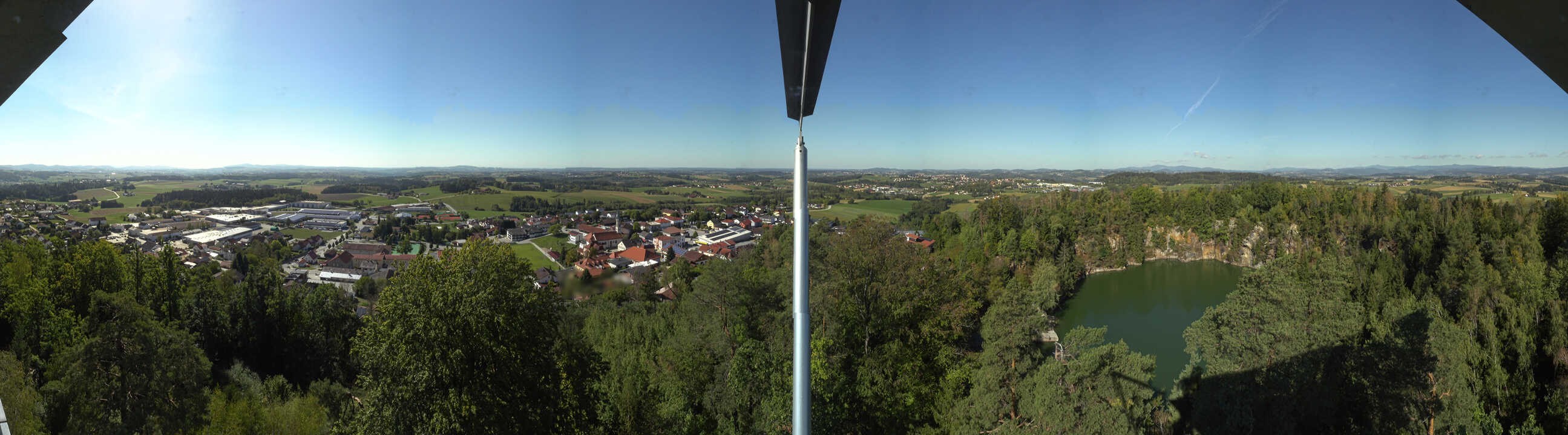 Archiv Foto Webcam Aussichtsturm am Steinbruch Büchlberg