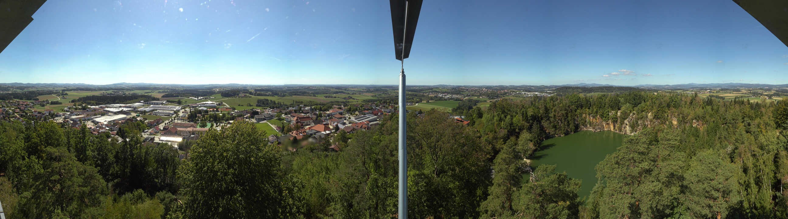 Archiv Foto Webcam Aussichtsturm am Steinbruch Büchlberg