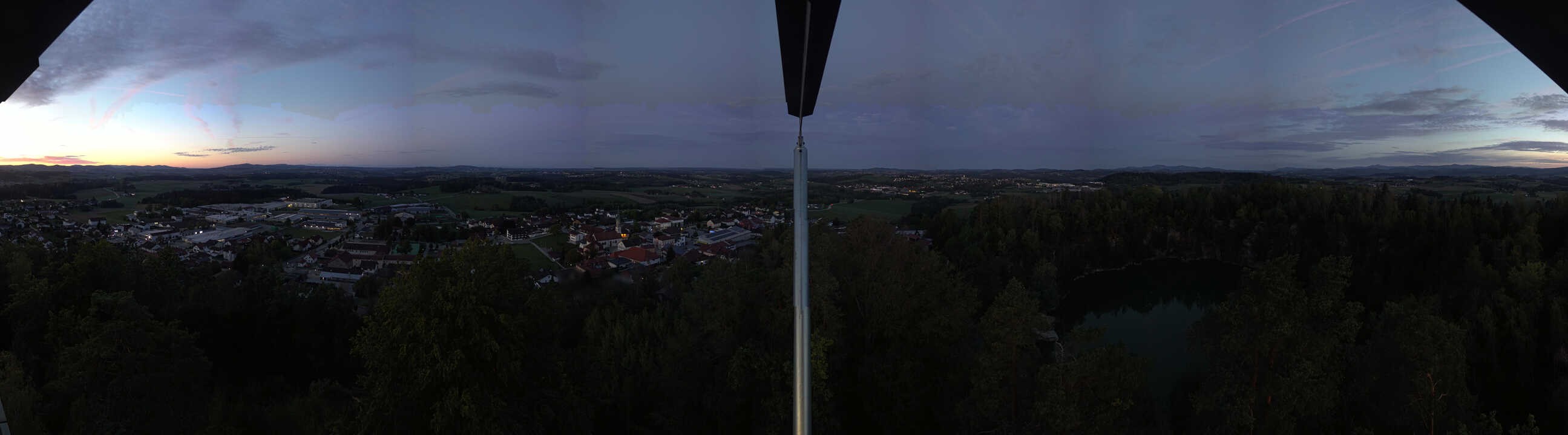 Archiv Foto Webcam Aussichtsturm am Steinbruch Büchlberg
