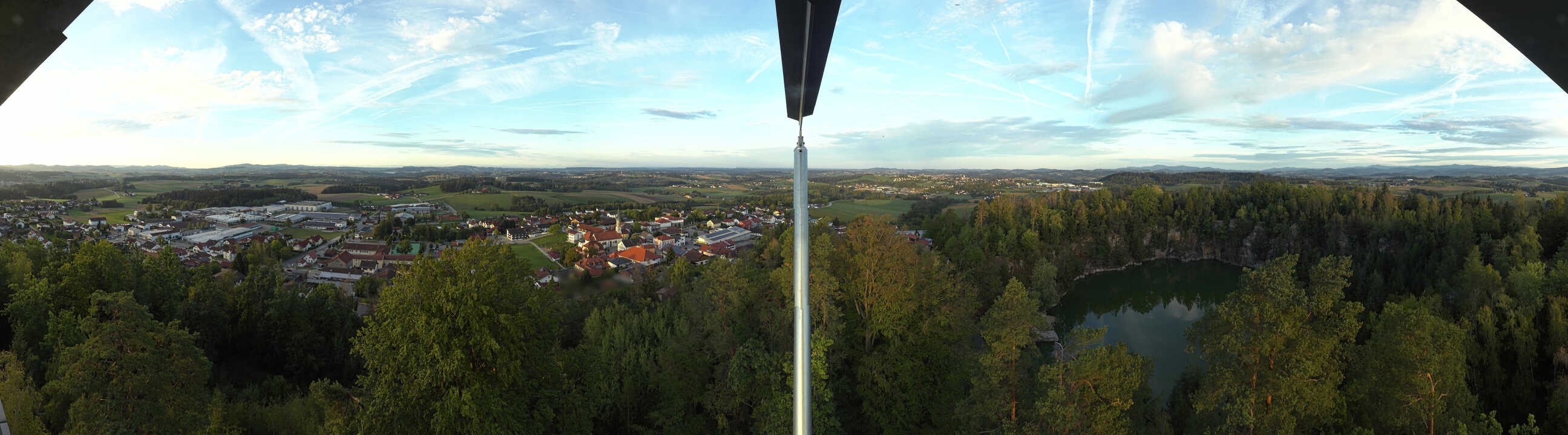 Archiv Foto Webcam Aussichtsturm am Steinbruch Büchlberg