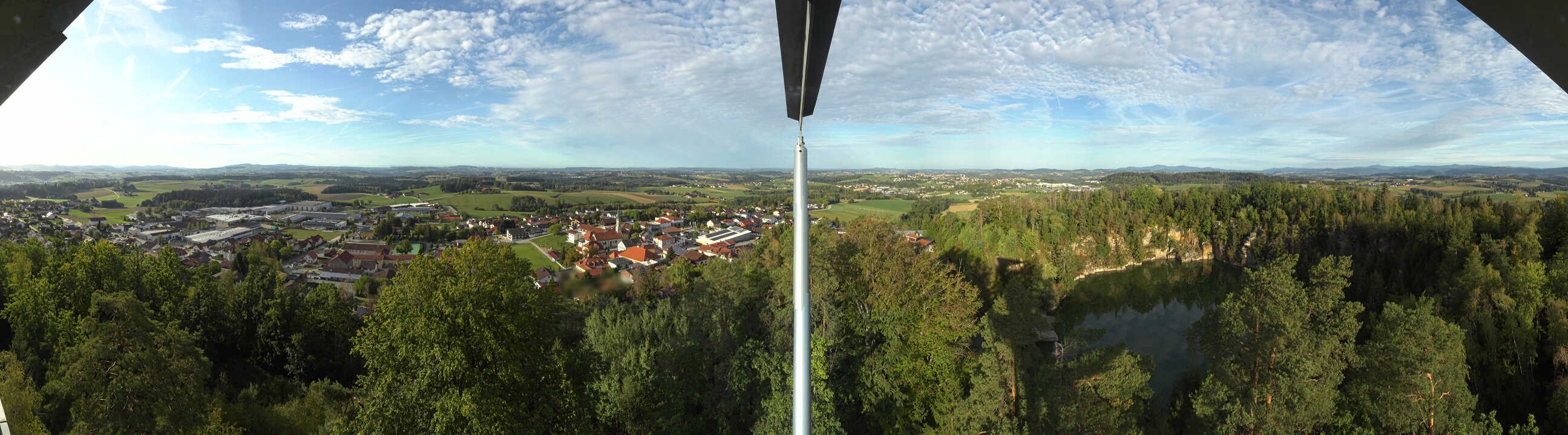 Archiv Foto Webcam Aussichtsturm am Steinbruch Büchlberg