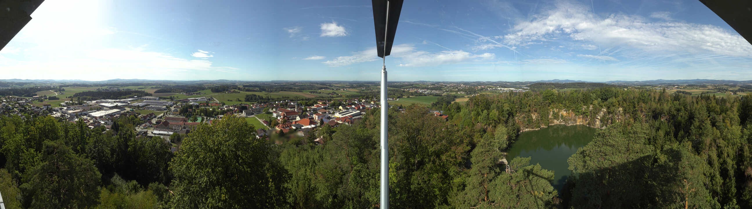 Archiv Foto Webcam Aussichtsturm am Steinbruch Büchlberg