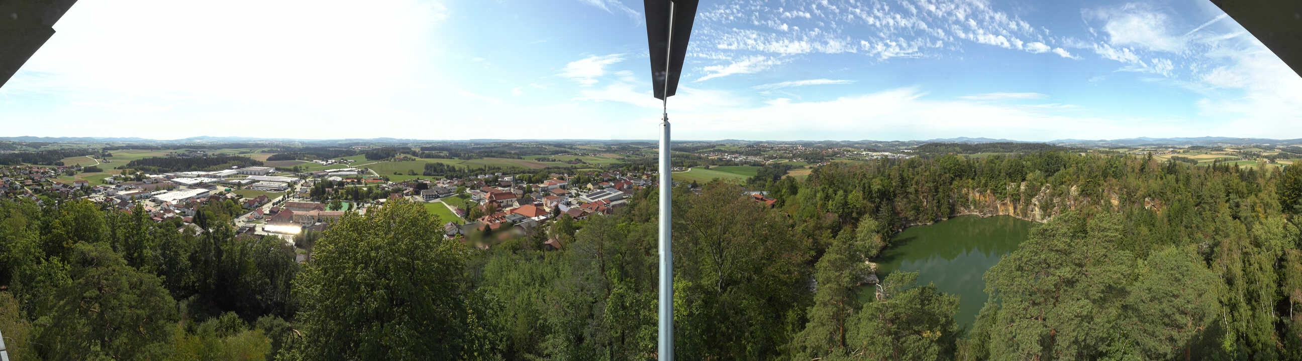 Archiv Foto Webcam Aussichtsturm am Steinbruch Büchlberg