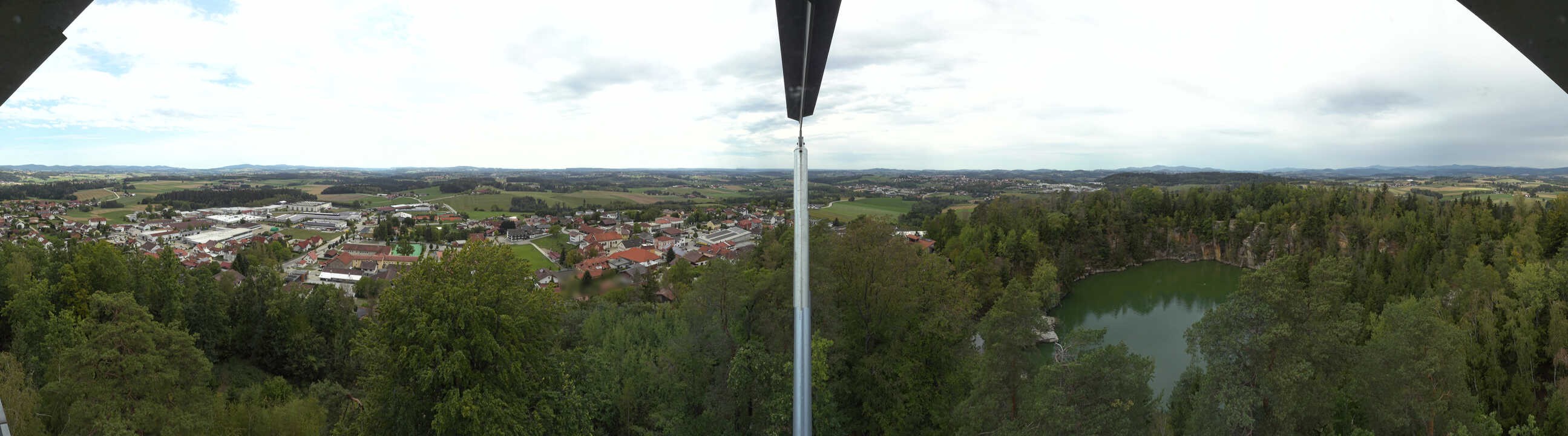 Archiv Foto Webcam Aussichtsturm am Steinbruch Büchlberg
