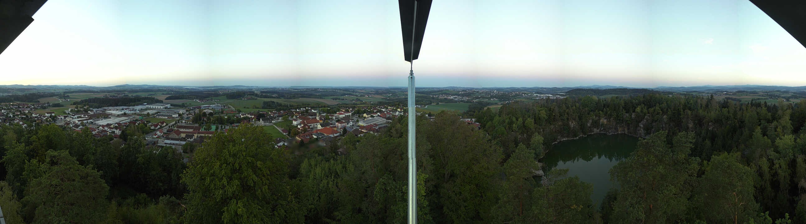 Archiv Foto Webcam Aussichtsturm am Steinbruch Büchlberg