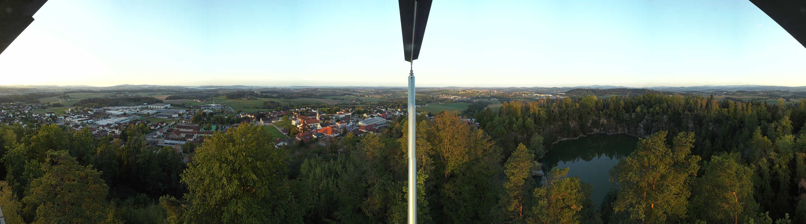Archiv Foto Webcam Aussichtsturm am Steinbruch Büchlberg