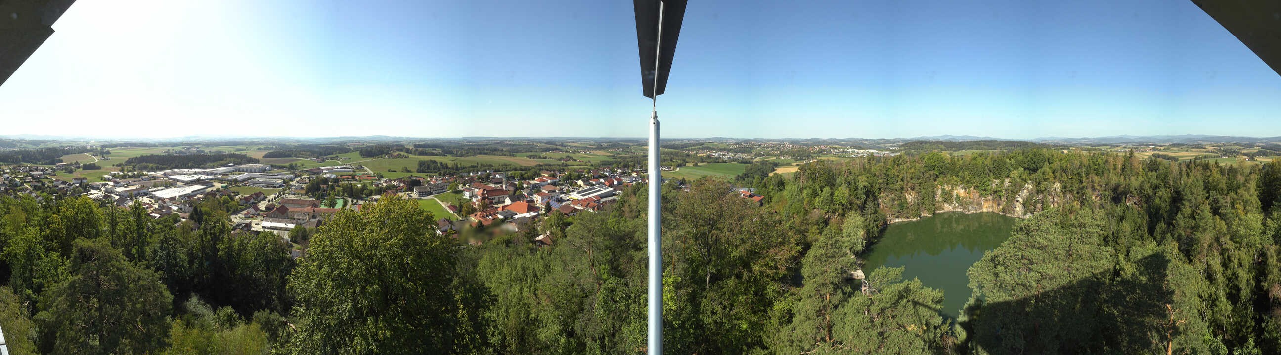 Archiv Foto Webcam Aussichtsturm am Steinbruch Büchlberg
