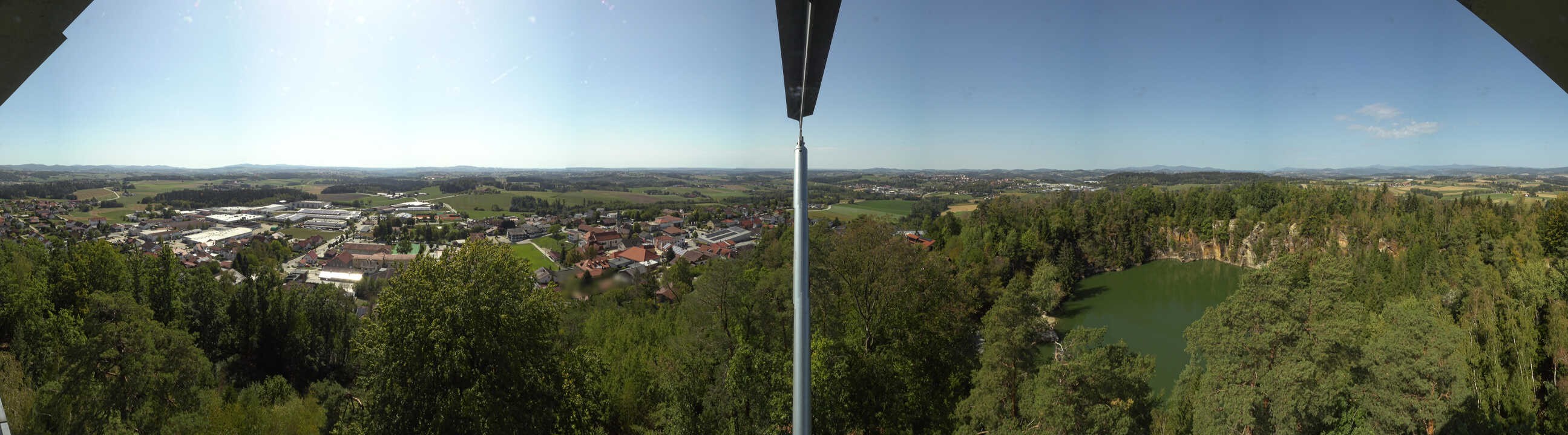 Archiv Foto Webcam Aussichtsturm am Steinbruch Büchlberg
