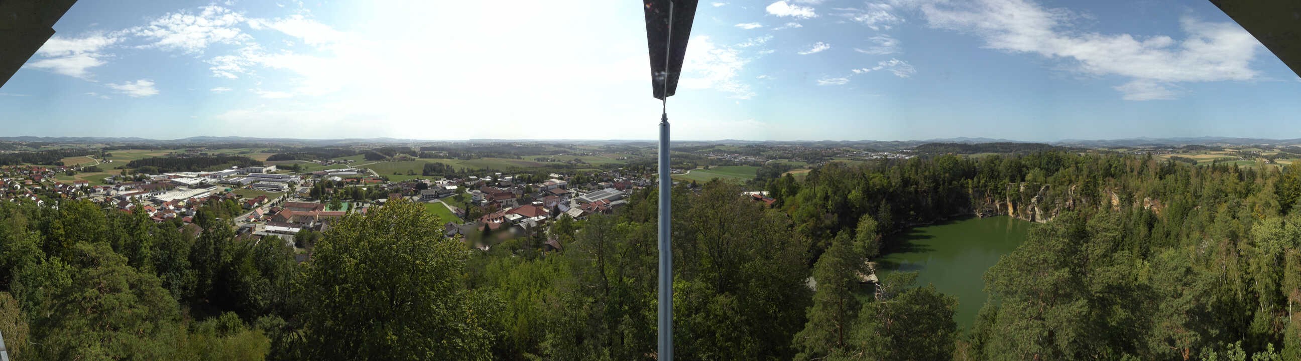 Archiv Foto Webcam Aussichtsturm am Steinbruch Büchlberg