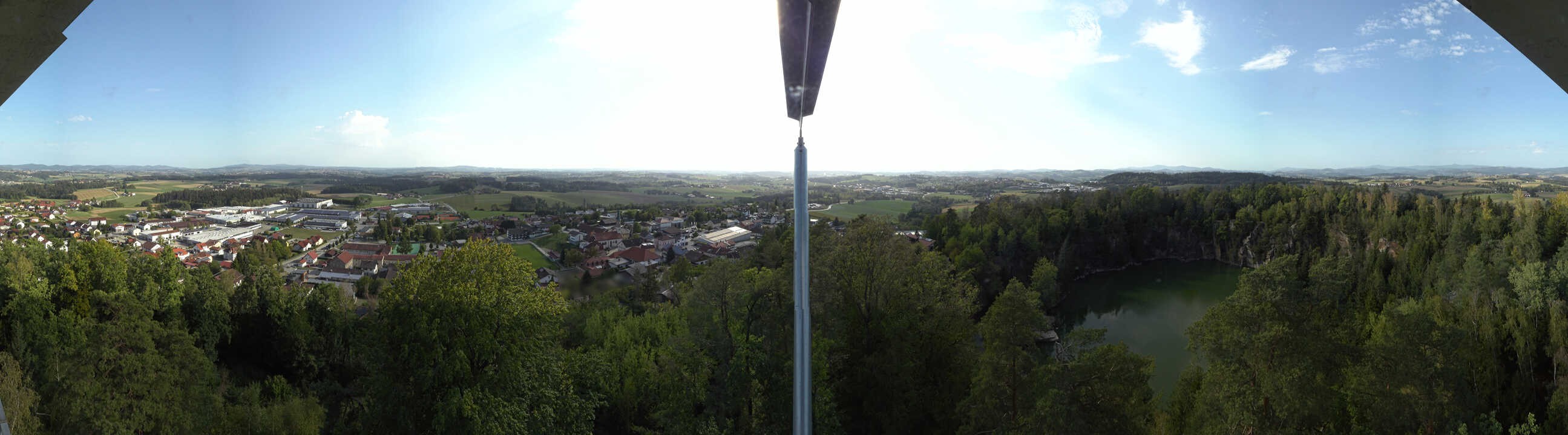 Archiv Foto Webcam Aussichtsturm am Steinbruch Büchlberg