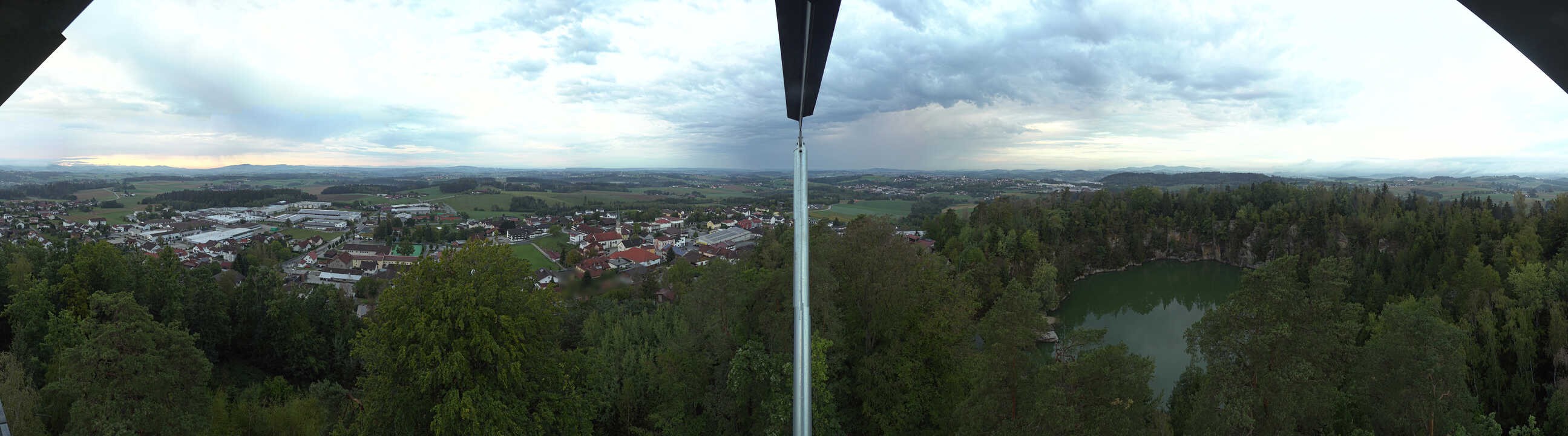 Archived image Webcam Büchlberg - Lookout tower