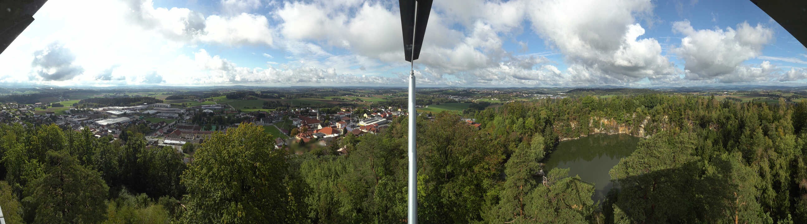 Archiv Foto Webcam Aussichtsturm am Steinbruch Büchlberg